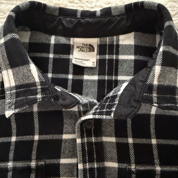 The North Face Plaid Flannel Shirt, Size XL - Picture 9 of 13